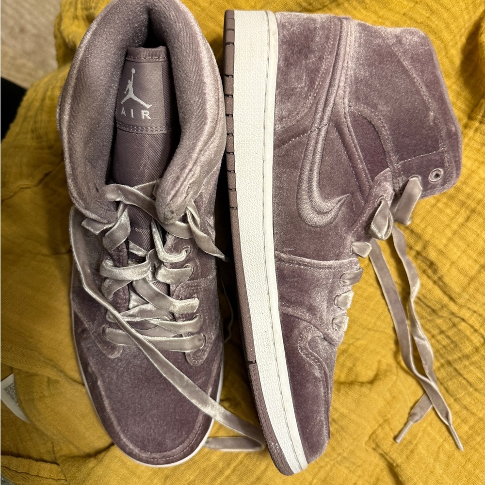 Nike Women's Air Jordan 1 Mid in Velvet Purple
